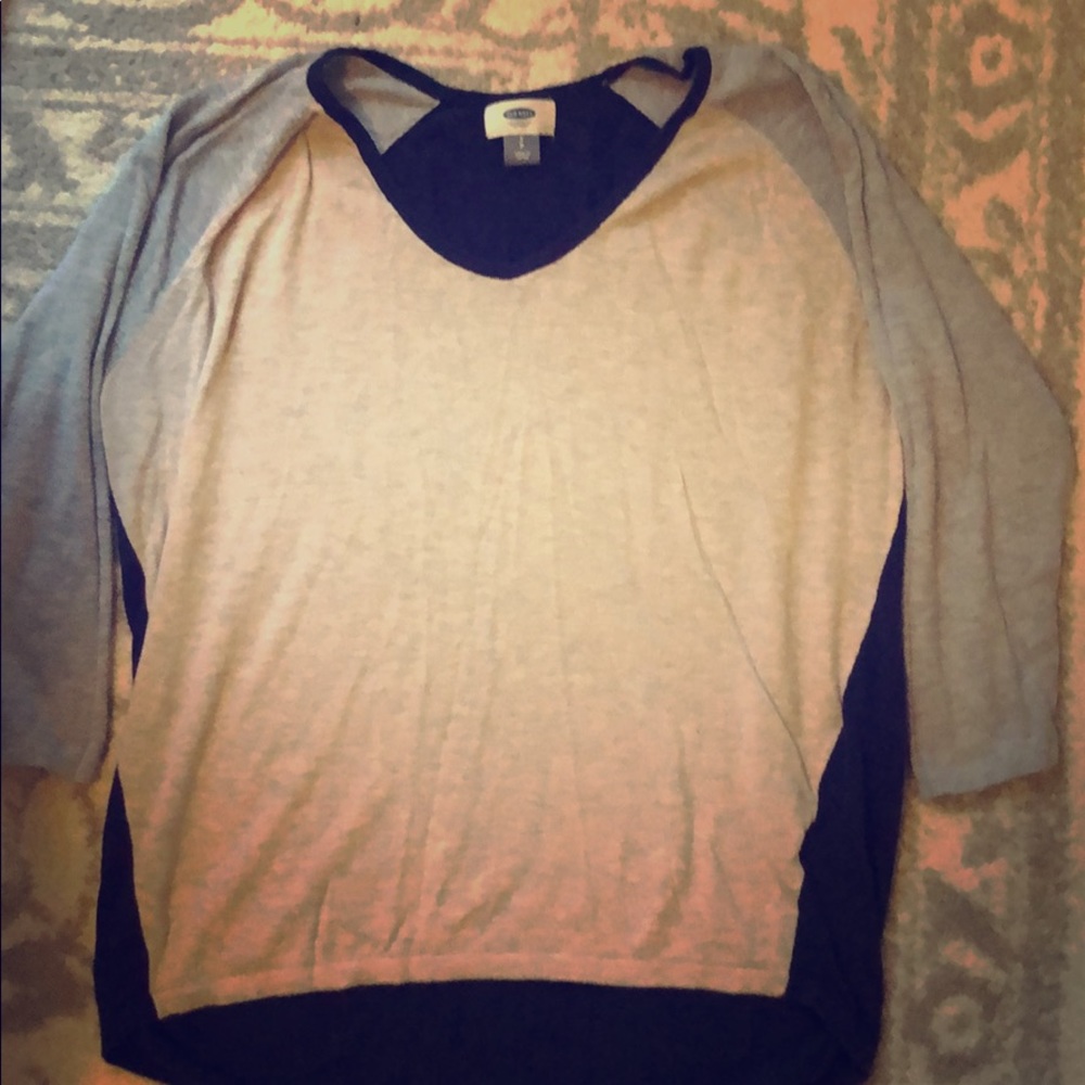 Color block sweater